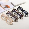 RLOZRN 4 Pack Oversized Reading Glasses for Women, Oprah Style