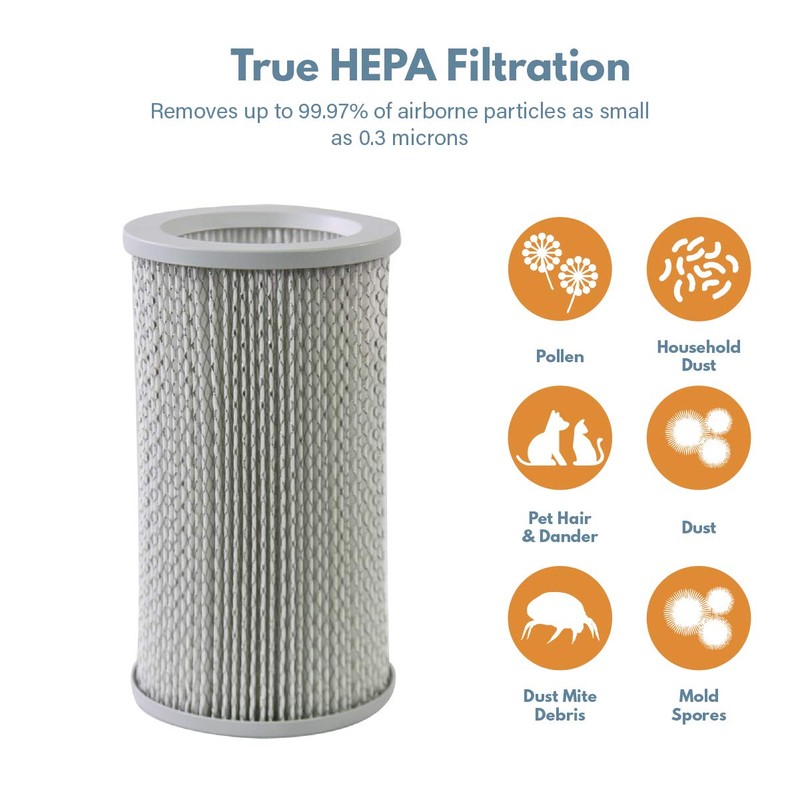 Filter-Monster True HEPA Replacement Compatible with Molekule PECO-Filter, 1 Pack