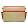 Lencca Orange Beige Structured Large Camera DSLR Gadget Bag Made