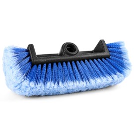 APIFRSUAK 12" Car Wash Brush Head with Soft Bristles - Gentle on Paint, Compatible with Poles, Perfect for Cars, Trucks, RVs, Boats, Decks, and More (Blue)