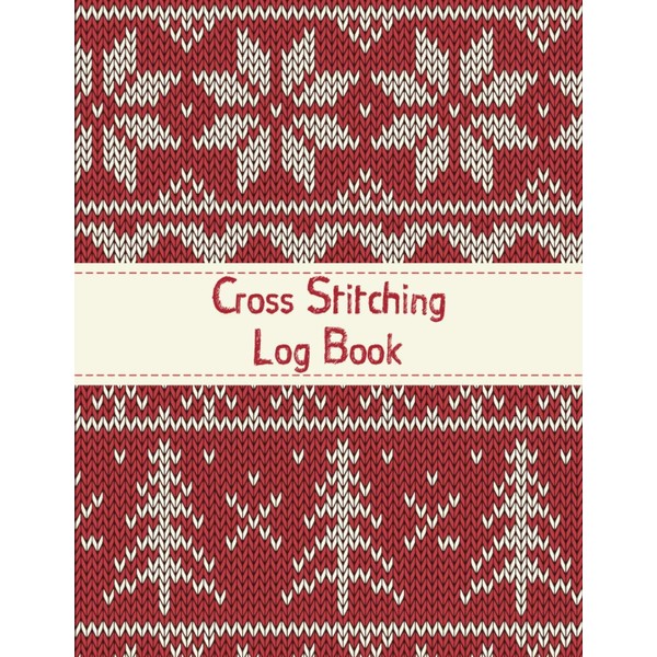 Cross Stitching Log Book: Cross Stitch 14 Count Graph Paper