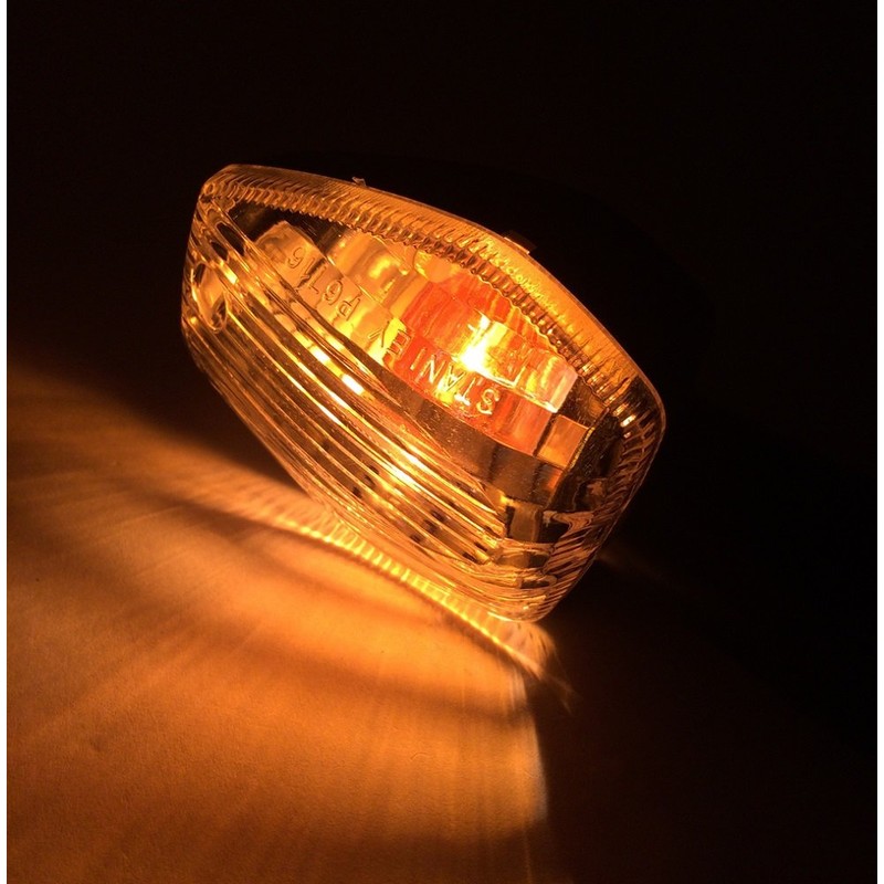 Honda Turn Signal Lights Set of 4 Clear Smoke Amber