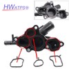 HWATPS 11060-4BB0A 11060-4BB1A Set of Engine Radiator Thermostat Housing for
