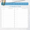 2025 Monthly Planner Refill - 12 Calendars With Tabs for