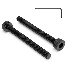 Pack of 120 M3 x 30mm Hex Socket Cap Screws M3 Screws Black Carbon Steel Cylinder Head Screws Allen Screws Full Thread with Key