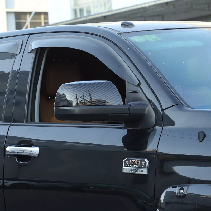 autotrim000 For 2007-21 Toyota Tundra Carbon Fiber Door Handle COVERS+Mirrors