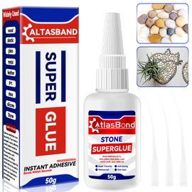 Stone Glue, Clear Super Mulch Glue for Landscaping, Ideal for Bonding Small Areas Rock and Gravel, Heavy Duty, Lasting Bonding, Fast Drying, Waterproof, High Resistant, Suitable for Ceramics