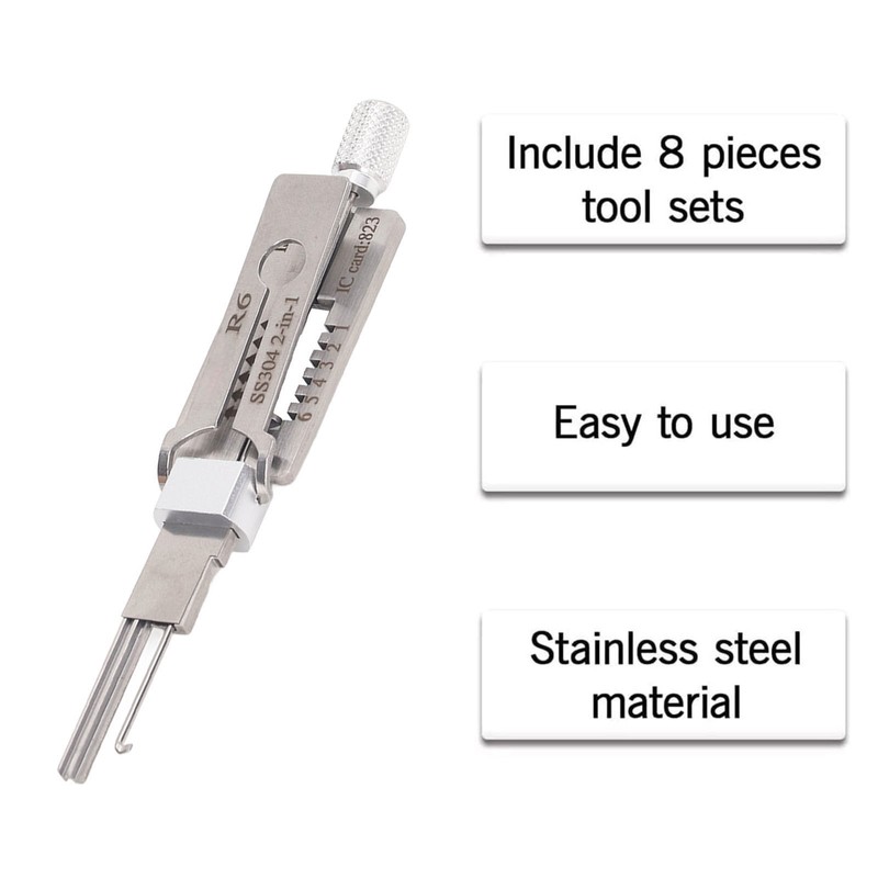 Civilian Decoder Multi Functional Stainless Steel Precise Pick Tool Repair