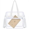 Oraben Clear Bag Stadium Approved 12x6x12 Tote Bag with Removable