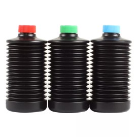 eTone 3PCS 1L Collapsible Storage Bottles For Darkroom Chemical Film Developing