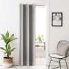 Grey Doorway Curtain Solid Blackout Curtains 78 Inch Thermal Insulated