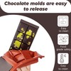 UWILLION UWILLION Chocolate Bar Mold Deep Dubai 1 Inch Pistachio