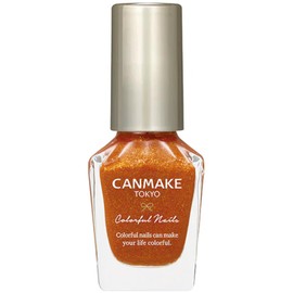 Canmake Colorful Nails N100 Friendship Bracelet, 0.3 fl oz (8 ml), Nails, High Color, Quick Drying, Orange