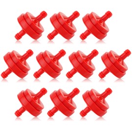 CARBBIA 10 Pack Lawn Mower 1/4 Inch Inline Gas Fuel Filter for 298090 298090S for John Deere AM107314 LG298090 LG298090S PT4265 for Toro 42-5240 56-6360