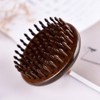 譚木匠 TAN MUJIANG 木製ヘアコーム 女性用 男性用 挿入歯 ラウンドシェイプ スカルプマッサージ