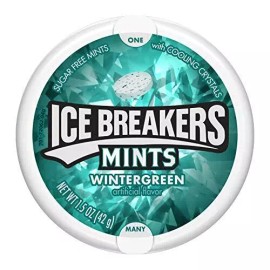 Ice Breakers Mints, Wintergreen, Sugar Free, 1.5 Ounce (8 Count)