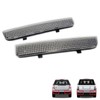 2x Clear Lens Rear Bumper Reflector Light Left Right L+R