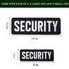 Harsgs Security Patches, Large Size Embroidered Patches Hook and Loop