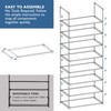 Sundaze Shoe Rack - 8 Tier Shoe Rack for Front