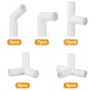 Sawysine 102 Pcs DIY PVC Projects Set Included 60 Pcs