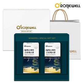 Roniewell 로니웰 릴렉스케어 스트레스엔 60정 2개입 선물세트 총 4개월분 Roniewell Relaxcare Stress-Relax 60 Tablets 2-Pack Gift Set Total 4 Months Supply
