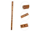 WOONEKY Traditional Wooden Piccolo Flute for Beginners Lightweight Small Woodwind