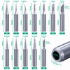 WUISOLQP 900M Soldering Tips, Pack of 12 Soldering Iron Tips,