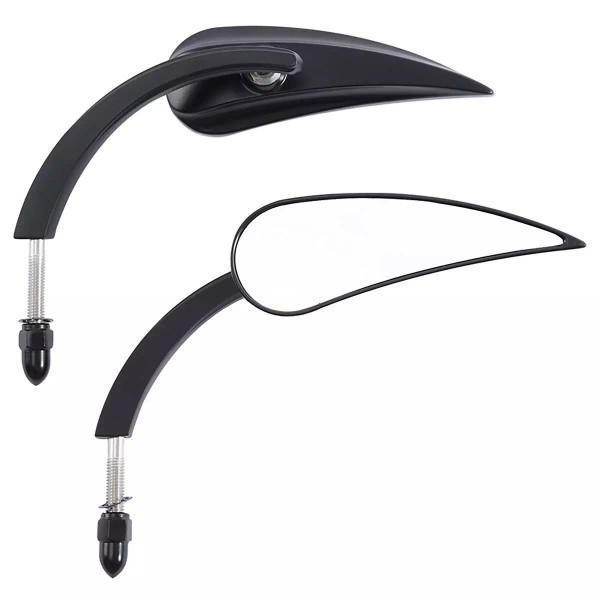TCMT Rear View Mirrors Fit For Harley CVO Softail Fat