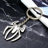 Promotech Superhero Spider Silver Spider Keyring Metal, silver