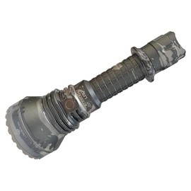 ACEBEAM L19 CAMO PM1 White LED Flashlight -1650 Lumens 1300 Meter Throw w/ 20A Battery - Gray CAMO