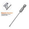 Sourcing Map SL2 2mm S2 Steel Flat Head Magnetic Slotted