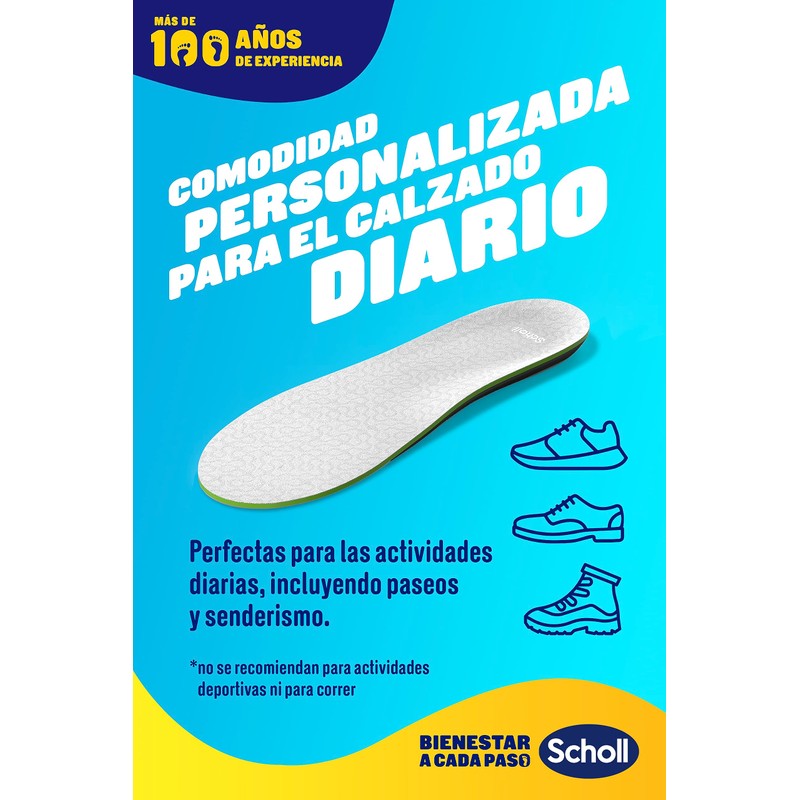 Scholl LiquiFlex Einlegesohlen für den Alltag - Herrenschuhe Größe 41-46,5
