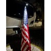 Solar Flag Pole Light, Flagpole Light Solar Powered, Super Bright