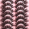 FARRED Cat Eye Lashes Fluffy False Eyelashes 10 Pairs Fake