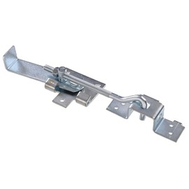 Hillman Zinc Barn Door Jamb Latch with Hook (7-Inch), Secure Sliding Door Lock for Barn and Bi-Parting Doors, 852114
