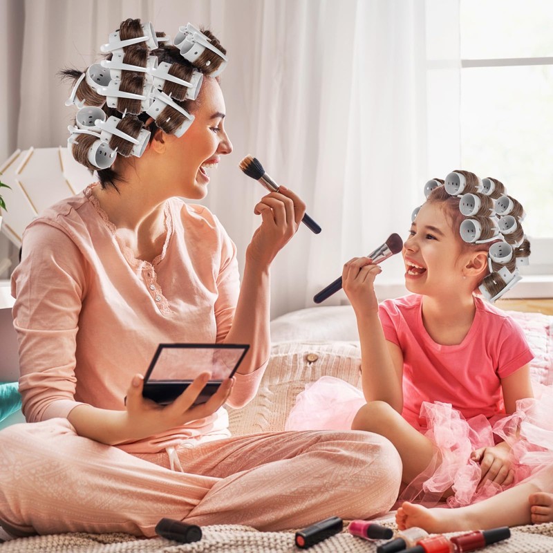 WILLBOND 141 Pcs Hair Rollers Set Include Plastic Hair Rollers