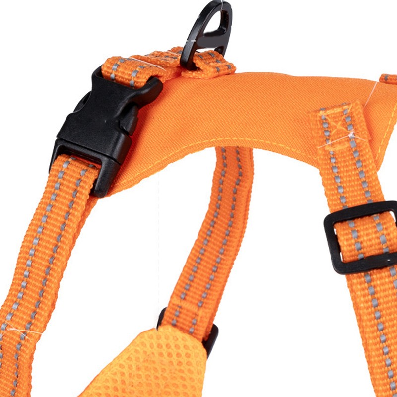 Dog Vest Leash Reflective Adjustable Multifunctional Comfortable Medium to Large
