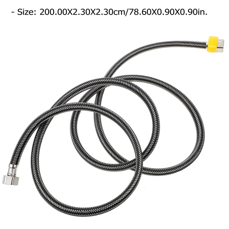 WINOMO Flexible Pipe Water Supply Flexible Hose 2 Piece 68.7