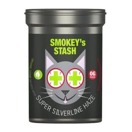 Smokey's Stash Silvervine Haze Potent Catnip and Silver Vine Blend for Cats