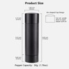 Luvan Metal Pepper Mill Grinder with 430 Stainless Steel Grinding