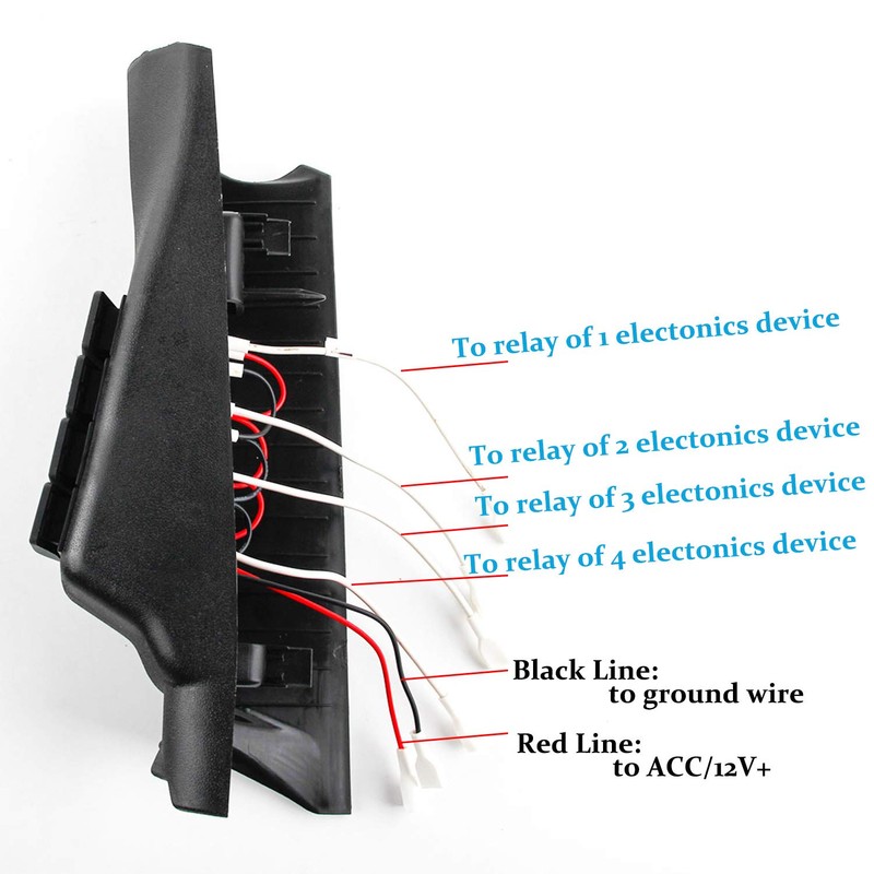 A-Pillar Switch Pod for Jeep JK, KMFCDAE Left Side Rocker