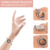 SAFIGLE Charm Bracelet Photo Frame Jewelry Women's Magnetic Bracelet for