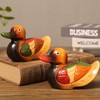 Mandarin Ducks Pair, 2Pcs Chinese Mandarin Ducks Feng Shui Figurine