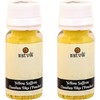 SATVIK Set of 2 Yellow Saffron Chandan Tikka Powder for