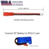 unbranded 3x JST to PH2.0 2 Pin Battery Adapter E-Flite