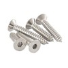 SYDARSYN Hexagon Socket Countersunk Tapping Screws 304 Stainless Steel Flat