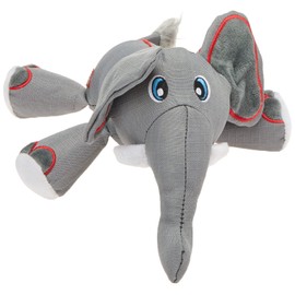 KONG Cozie Ultra Ella Elephant Chew Dog Toy, Medium, Gray