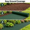 1.2Mx5M Heavy-Duty Green Weed Barrier Fabric – Non-Woven Ground Cover