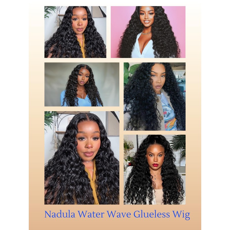 Nadula Bye Bye Knots No Slip Wig Water Wave Glueless