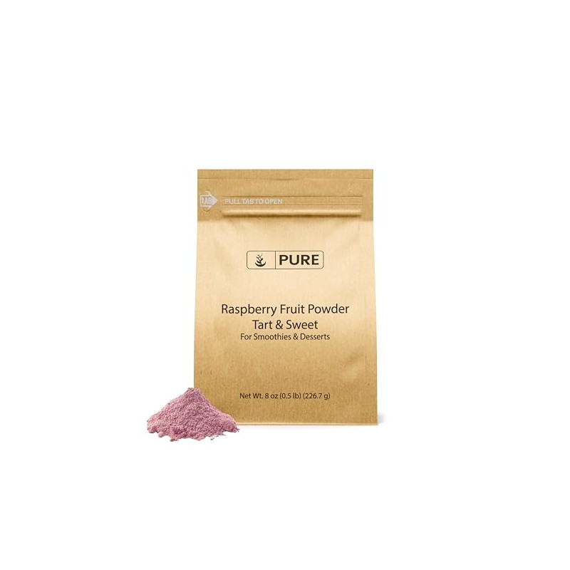 Raspberry Fruit Powder (8 oz) Great in Smoothies & Desserts